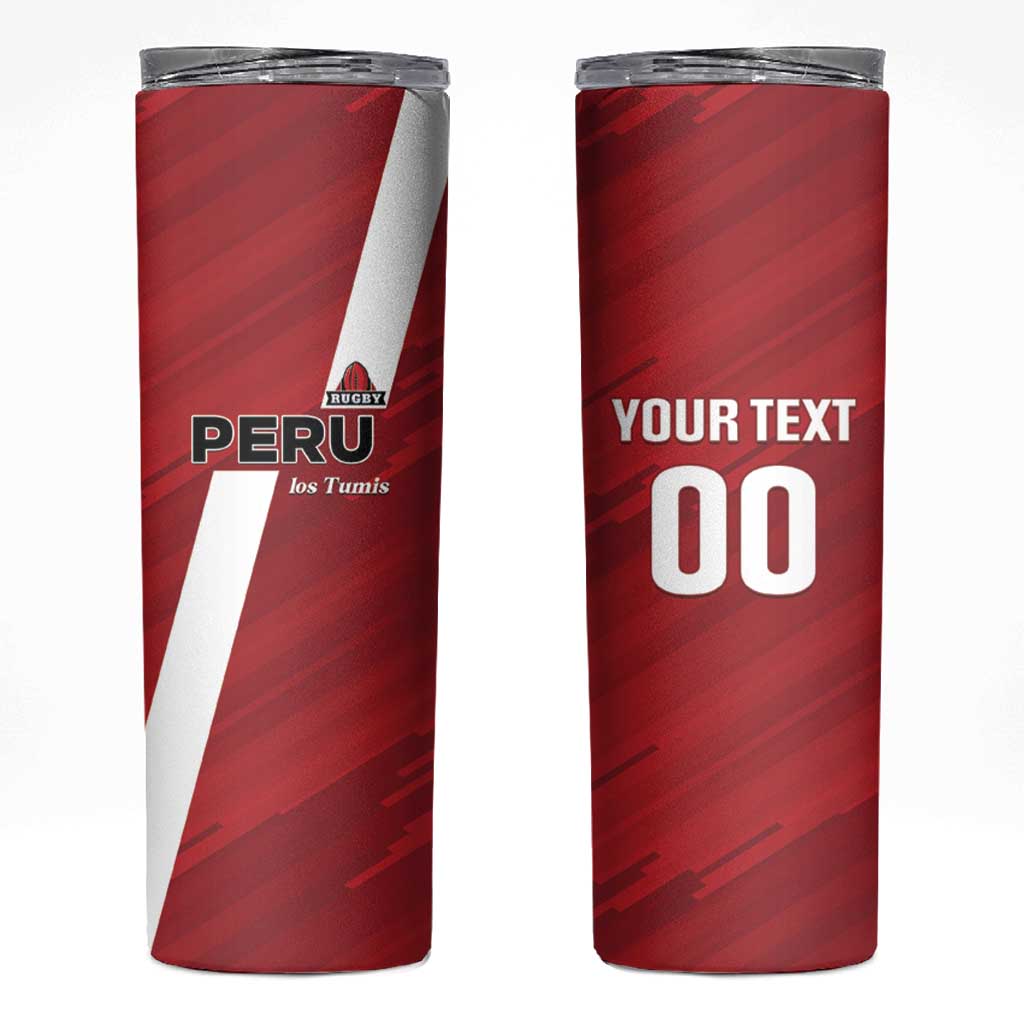 Custom Rugby Peru Skinny Tumbler Los Tumis Go Champions