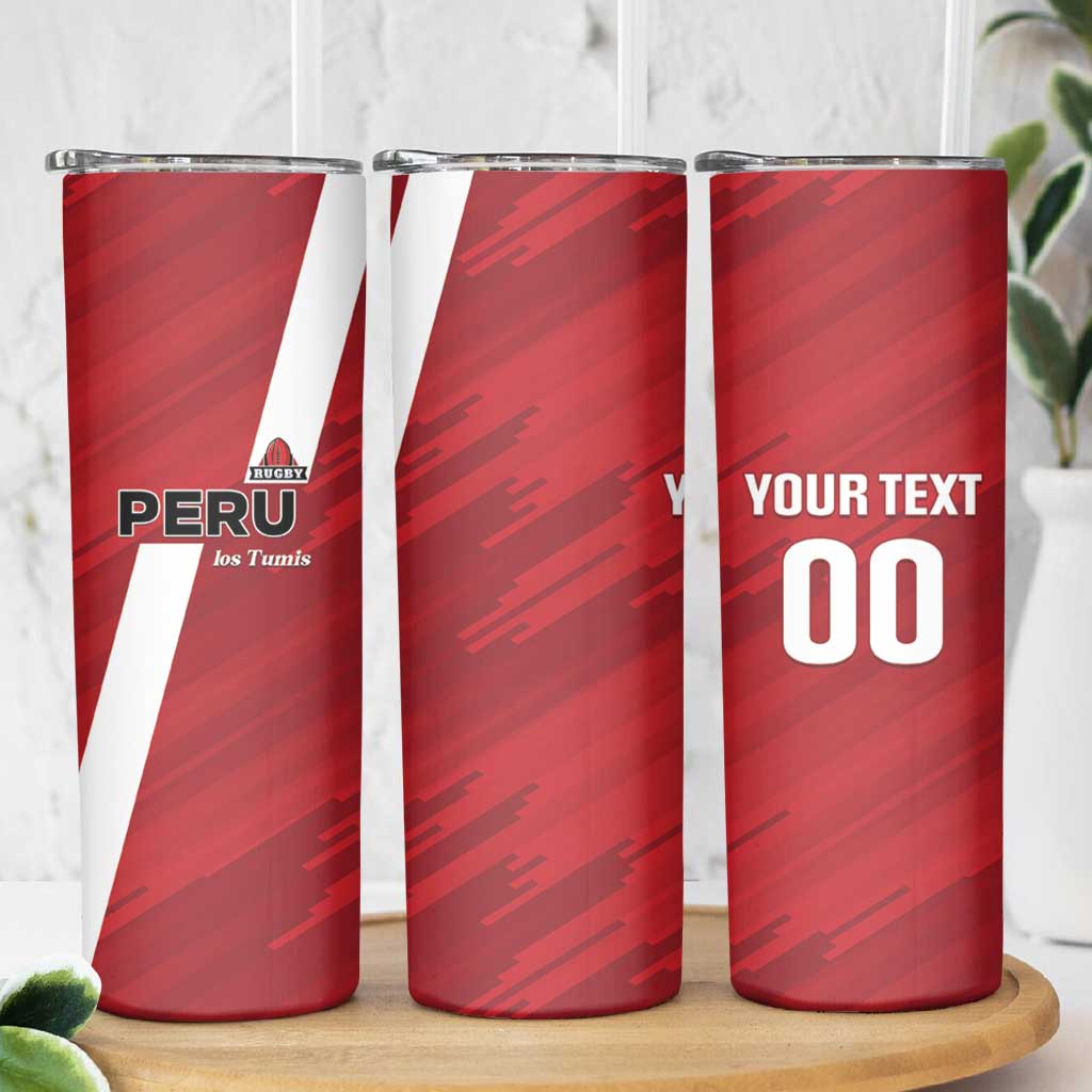 Custom Rugby Peru Skinny Tumbler Los Tumis Go Champions
