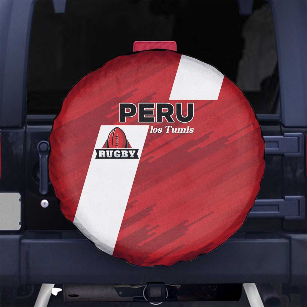 Rugby Peru Spare Tire Cover Los Tumis Go Champions