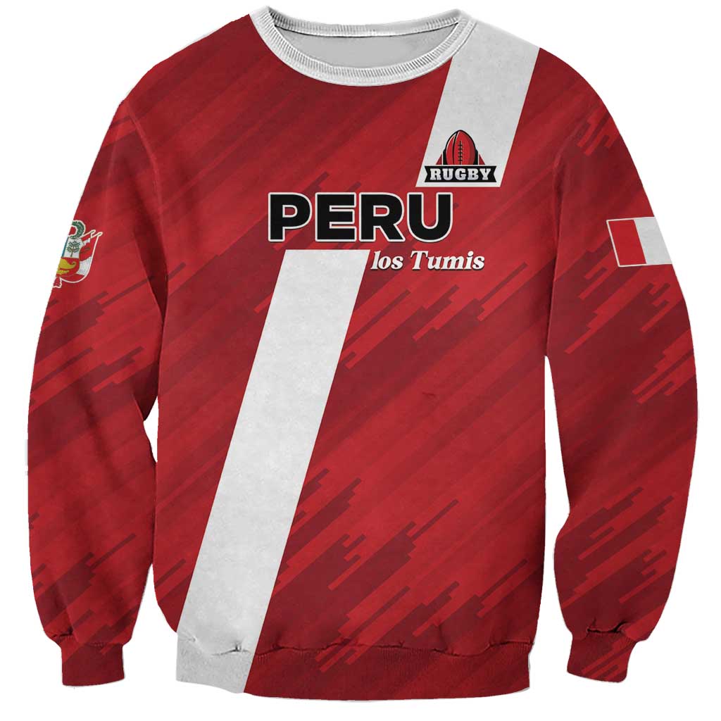 Custom Rugby Peru Sweatshirt Los Tumis Go Champions