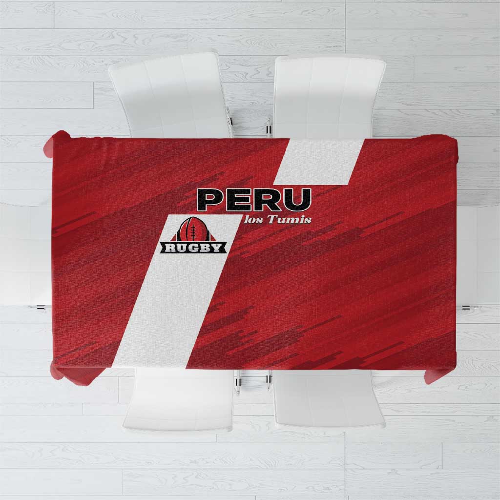 Rugby Peru Tablecloth Los Tumis Go Champions