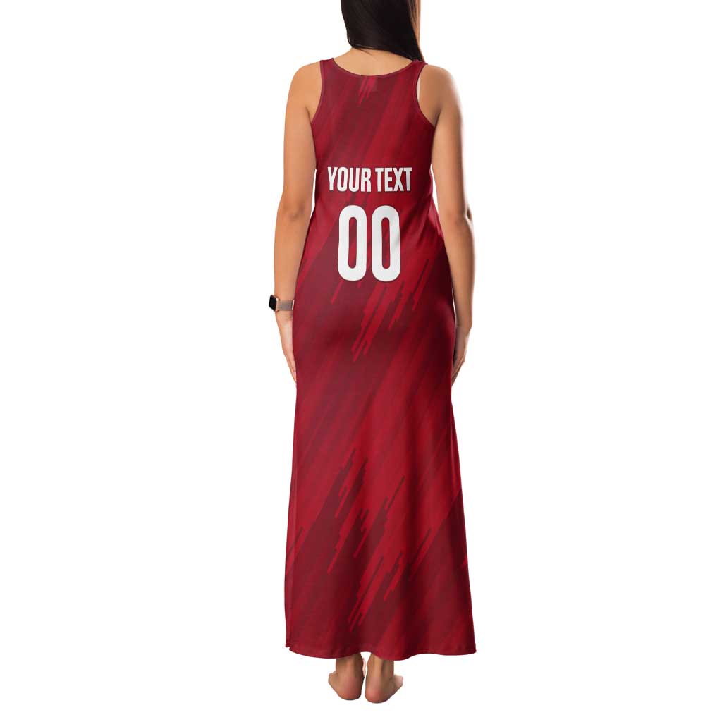 Custom Rugby Peru Tank Maxi Dress Los Tumis Go Champions