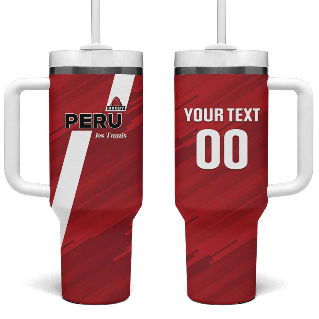 Custom Rugby Peru Tumbler With Handle Los Tumis Go Champions