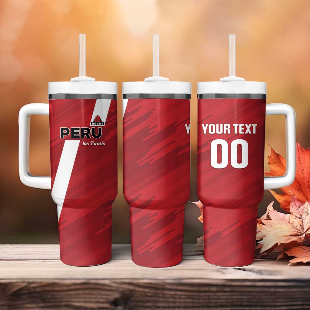 Custom Rugby Peru Tumbler With Handle Los Tumis Go Champions