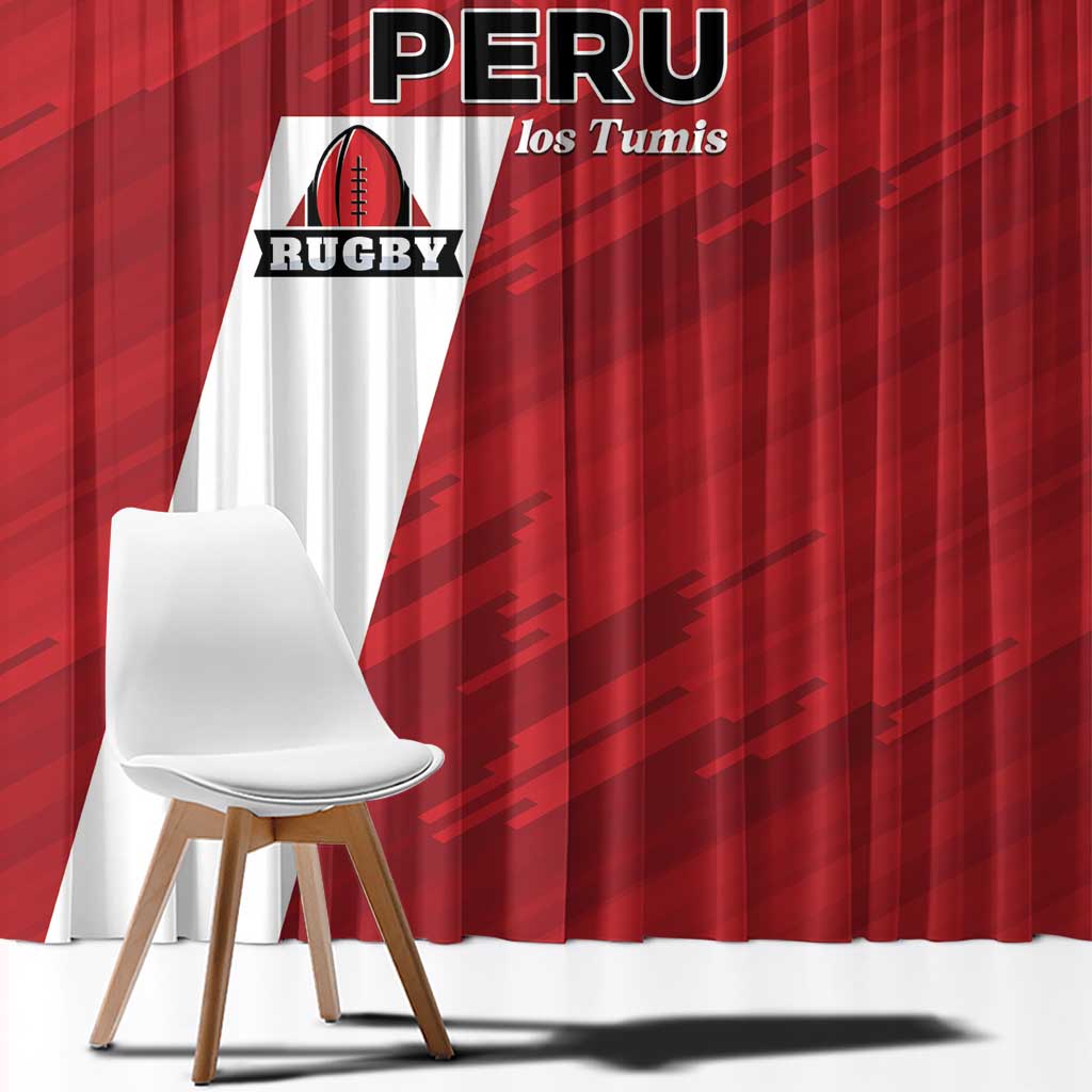 Rugby Peru Window Curtain Los Tumis Go Champions