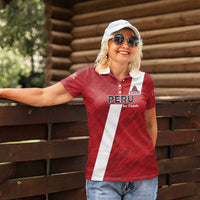Custom Rugby Peru Women Polo Shirt Los Tumis Go Champions