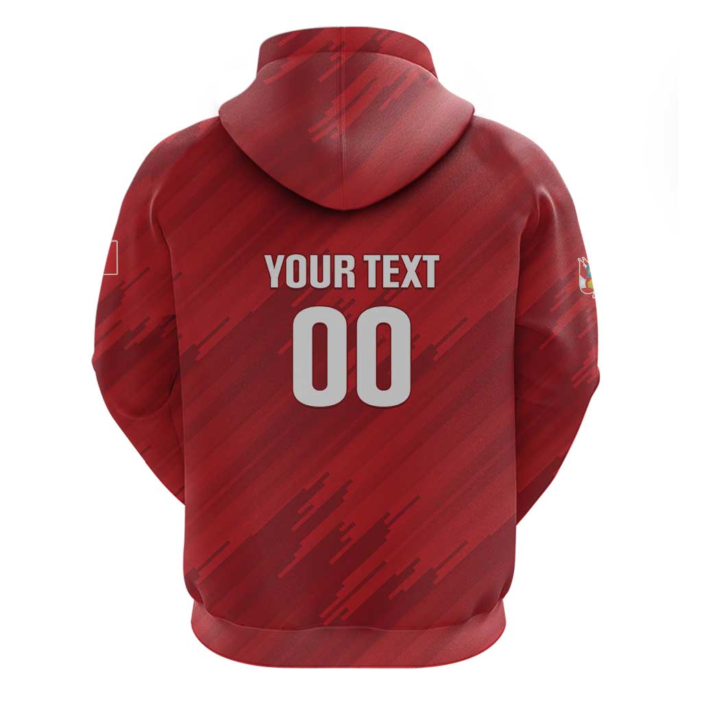 Custom Rugby Peru Zip Hoodie Los Tumis Go Champions