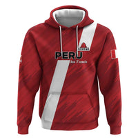 Custom Rugby Peru Zip Hoodie Los Tumis Go Champions
