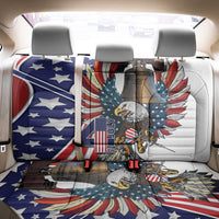 USA 4th Of July Back Car Seat Cover United State Eagle Liberty Bell
