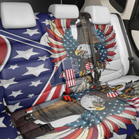 USA 4th Of July Back Car Seat Cover United State Eagle Liberty Bell