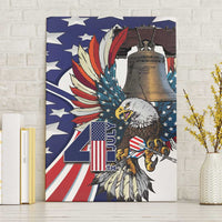 USA 4th Of July Canvas Wall Art United State Eagle Liberty Bell