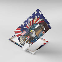 USA 4th Of July Canvas Wall Art United State Eagle Liberty Bell
