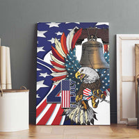 USA 4th Of July Canvas Wall Art United State Eagle Liberty Bell