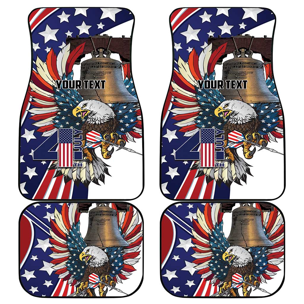 USA 4th Of July Car Mats United State Eagle Liberty Bell