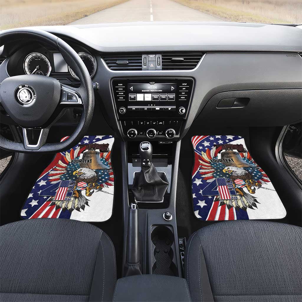 USA 4th Of July Car Mats United State Eagle Liberty Bell