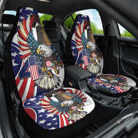 USA 4th Of July Car Seat Cover United State Eagle Liberty Bell