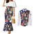 Personalized USA 4th Of July Couples Matching Mermaid Dress and Long Sleeve Button Shirt United State Eagle Liberty Bell
