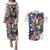 Personalized USA 4th Of July Couples Matching Puletasi and Hawaiian Shirt United State Eagle Liberty Bell