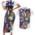 Personalized USA 4th Of July Couples Matching Short Sleeve Bodycon Dress and Hawaiian Shirt United State Eagle Liberty Bell