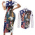 Personalized USA 4th Of July Couples Matching Short Sleeve Bodycon Dress and Long Sleeve Button Shirt United State Eagle Liberty Bell