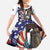 Personalized USA 4th Of July Family Matching Off Shoulder Maxi Dress and Hawaiian Shirt United State Eagle Liberty Bell