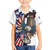 Personalized USA 4th Of July Family Matching Short Sleeve Bodycon Dress and Hawaiian Shirt United State Eagle Liberty Bell