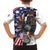 Personalized USA 4th Of July Family Matching Summer Maxi Dress and Hawaiian Shirt United State Eagle Liberty Bell