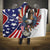 USA 4th Of July Hooded Blanket United State Eagle Liberty Bell
