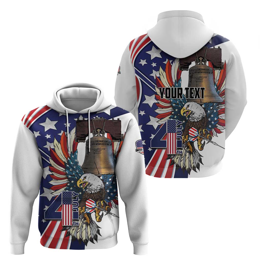 Personalized USA 4th Of July Hoodie United State Eagle Liberty Bell