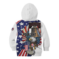 Personalized USA 4th Of July Kid Hoodie United State Eagle Liberty Bell