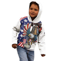 Personalized USA 4th Of July Kid Hoodie United State Eagle Liberty Bell