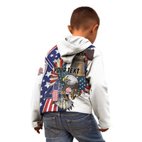 Personalized USA 4th Of July Kid Hoodie United State Eagle Liberty Bell