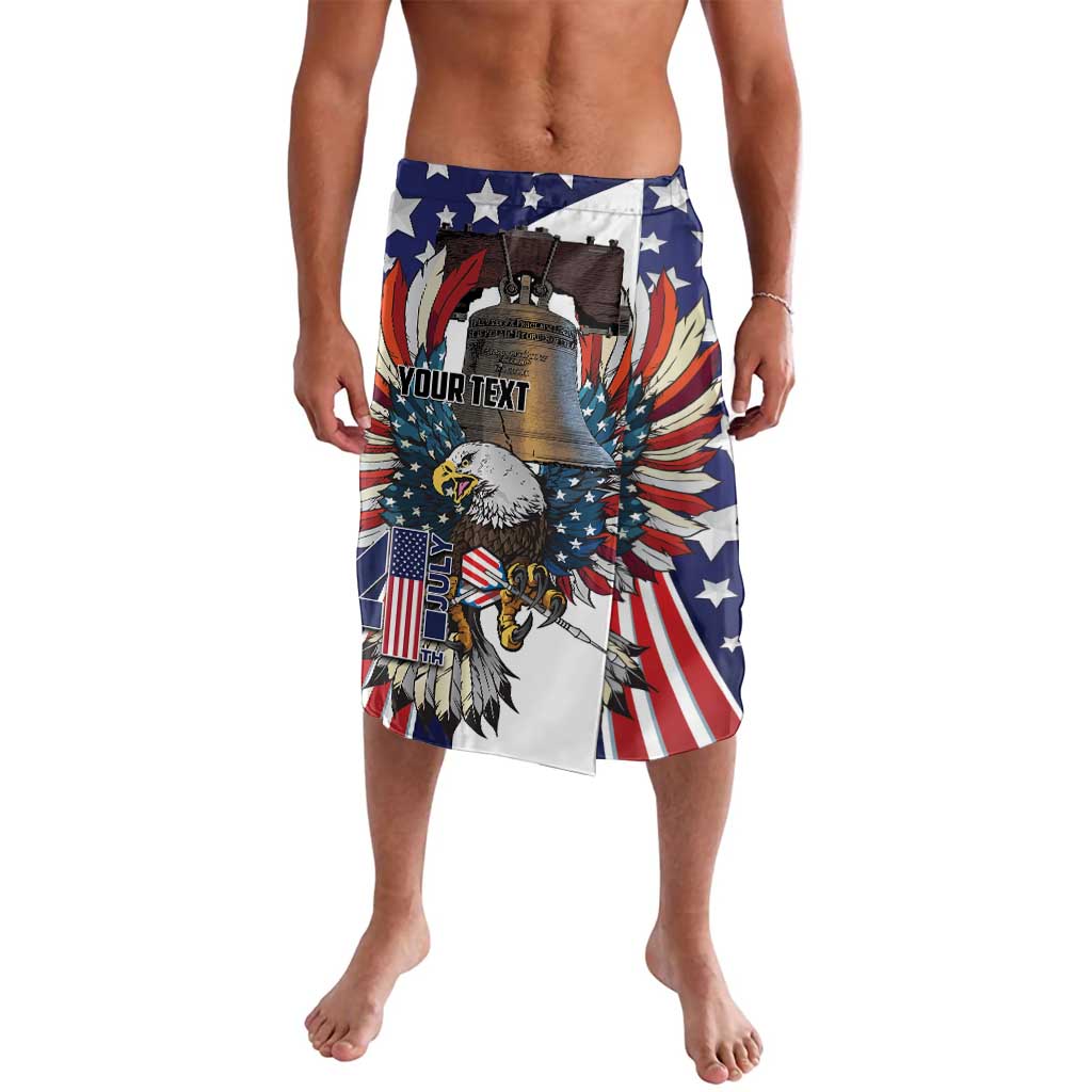 Personalized USA 4th Of July Lavalava United State Eagle Liberty Bell