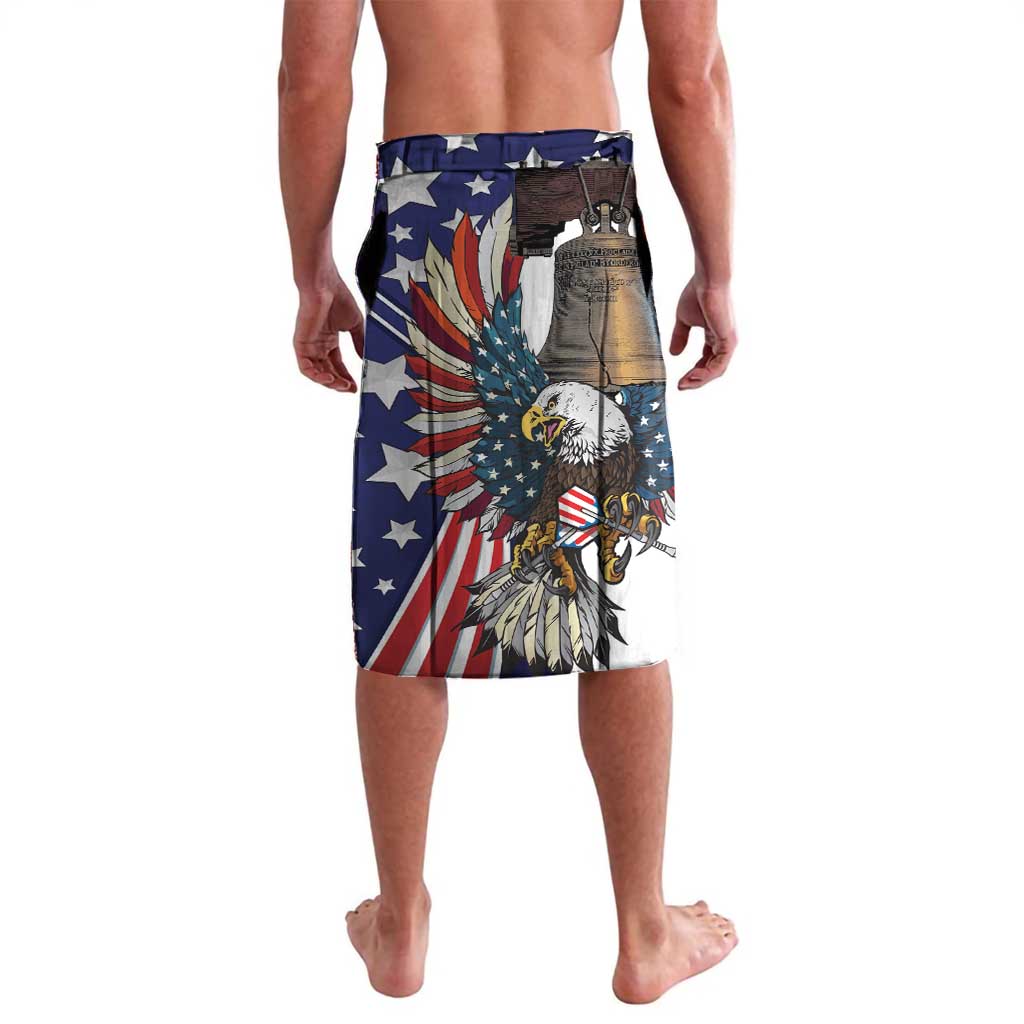 Personalized USA 4th Of July Lavalava United State Eagle Liberty Bell