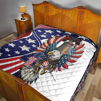 USA 4th Of July Quilt United State Eagle Liberty Bell