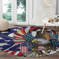 USA 4th Of July Round Carpet United State Eagle Liberty Bell