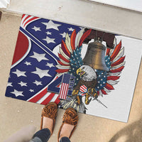 USA 4th Of July Rubber Doormat United State Eagle Liberty Bell