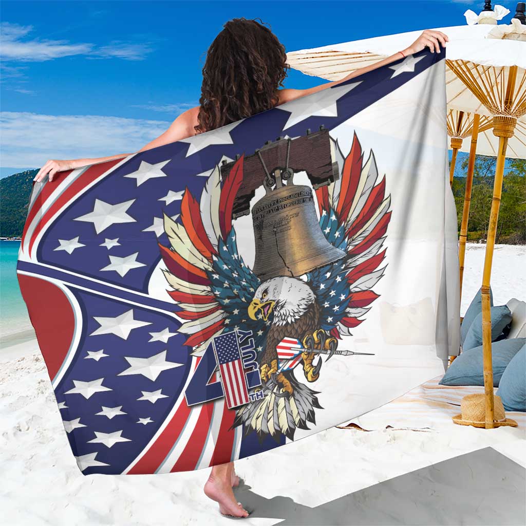 USA 4th Of July Sarong United State Eagle Liberty Bell