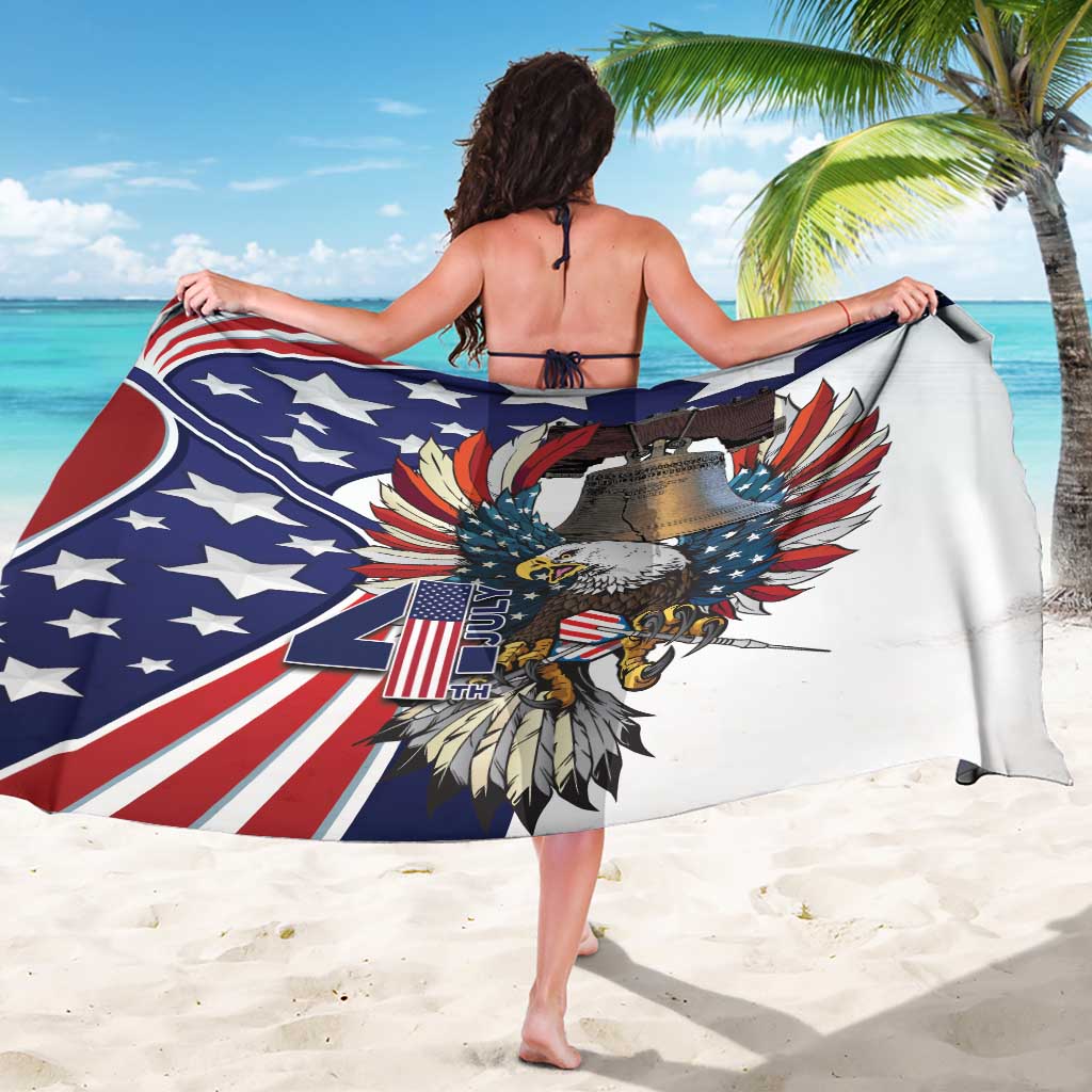 USA 4th Of July Sarong United State Eagle Liberty Bell