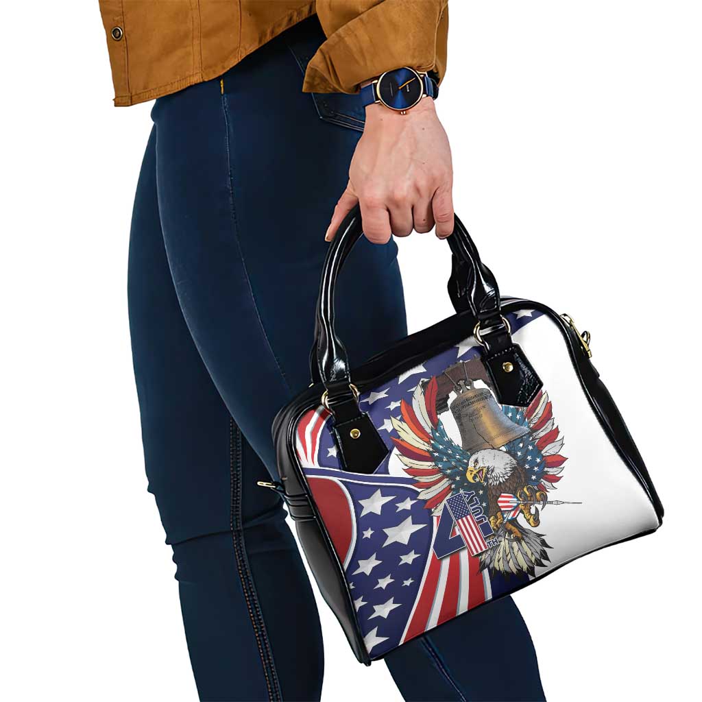 USA 4th Of July Shoulder Handbag United State Eagle Liberty Bell