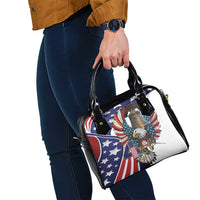 USA 4th Of July Shoulder Handbag United State Eagle Liberty Bell