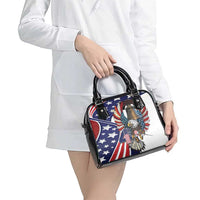 USA 4th Of July Shoulder Handbag United State Eagle Liberty Bell