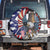 USA 4th Of July Spare Tire Cover United State Eagle Liberty Bell