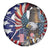 USA 4th Of July Spare Tire Cover United State Eagle Liberty Bell