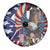 USA 4th Of July Spare Tire Cover United State Eagle Liberty Bell