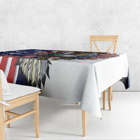 USA 4th Of July Tablecloth United State Eagle Liberty Bell