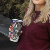 Personalized USA 4th Of July Tumbler Cup United State Eagle Liberty Bell