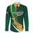 South Africa Rugby Long Sleeve Button Shirt Springboks Go Champions World Cup 2023 - Wonder Print Shop