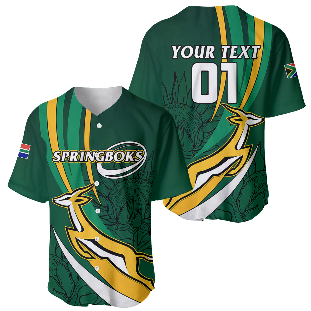 Personalised South Africa Rugby Baseball Jersey Springboks Go Champions World Cup 2023 - Wonder Print Shop