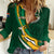 Personalised South Africa Rugby Women Casual Shirt Springboks Go Champions World Cup 2023 - Wonder Print Shop
